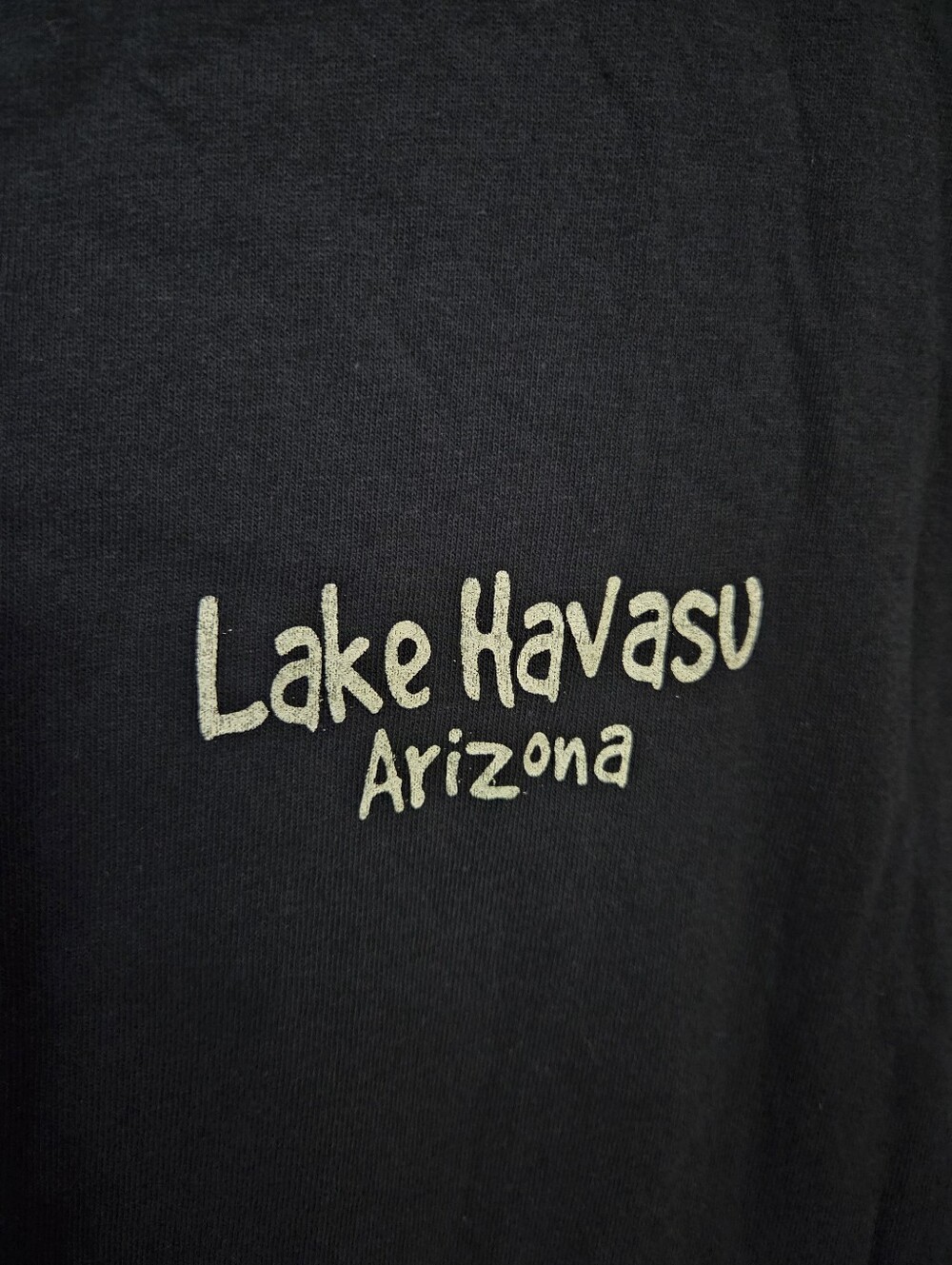 Men's Lake Havasu Cotton Tank Top Size XL Graphic Print It's 5 o'clock - Picture 4 of 7